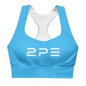 Compression sports bra - Sky Blue