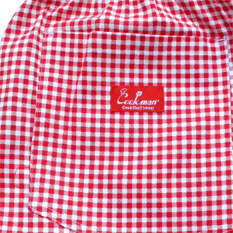 Cookman Chef Short Pants - Gingham : Red