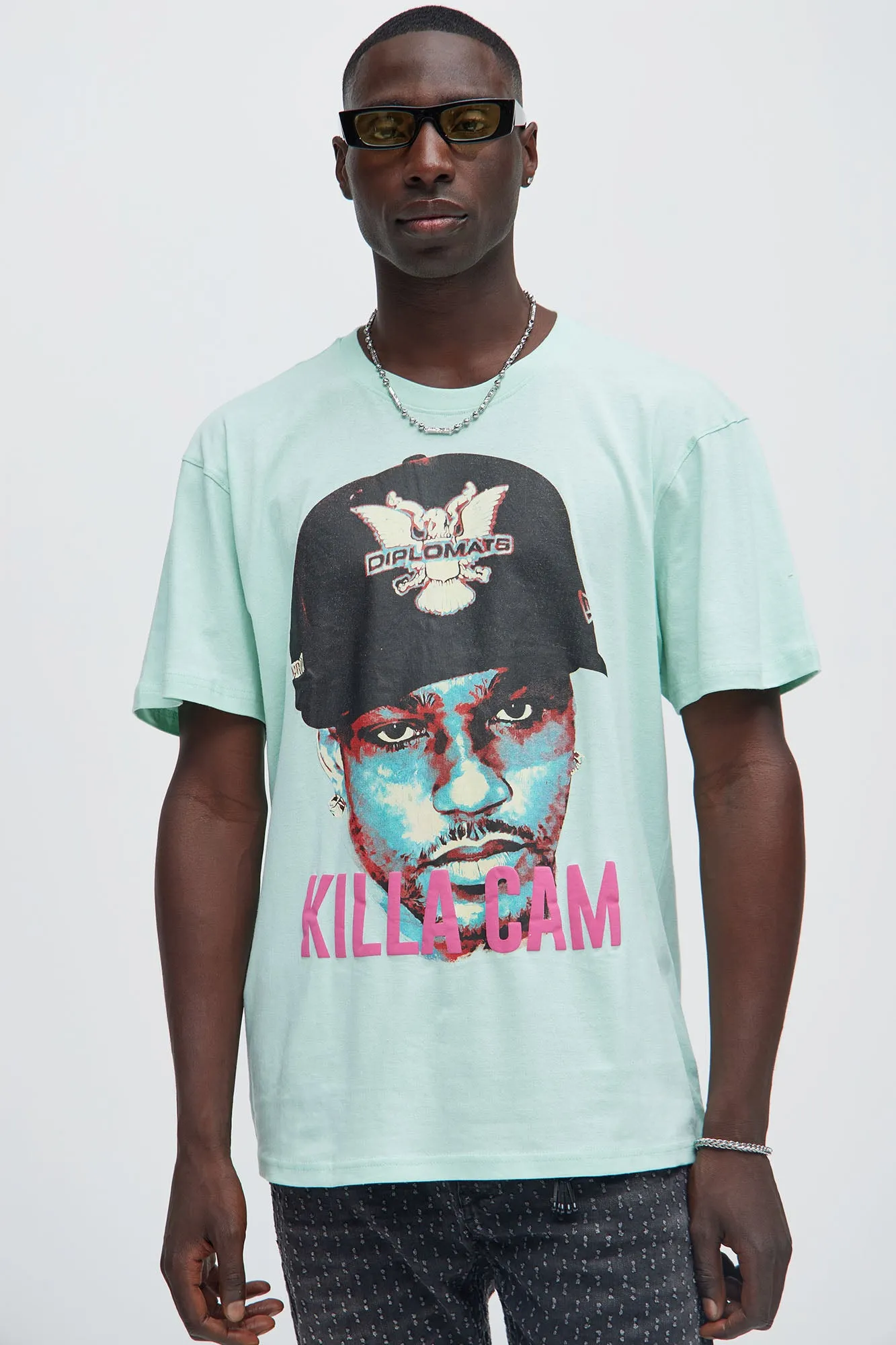 Dipset Cam'ron Short Sleeve Tee - Teal