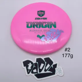 Discmania Evolution Neo Origin Midrange w/ custom Daddy DG Stamp