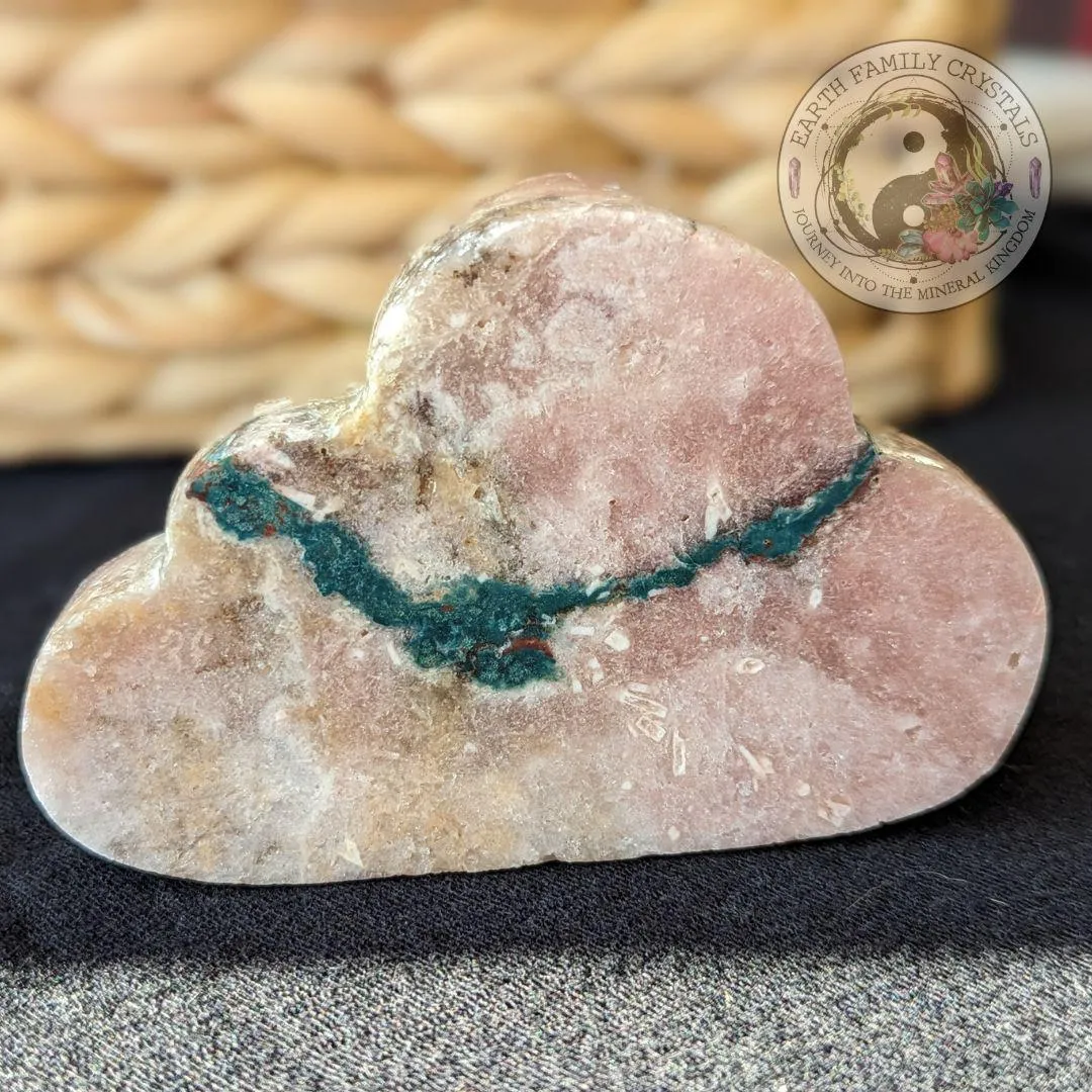 Dreamy Pink Amethyst Cloud with Chlorite Vein ~Sweet Dreams