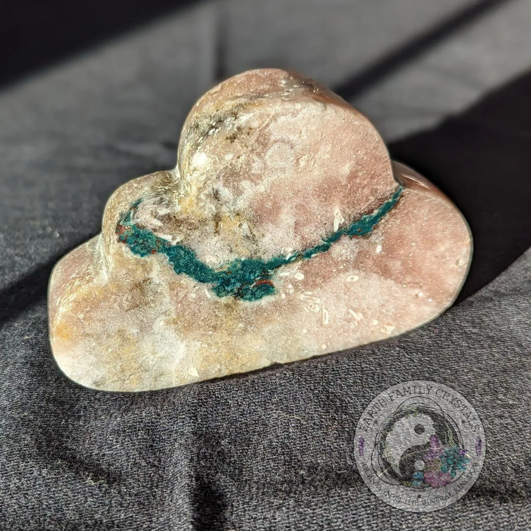 Dreamy Pink Amethyst Cloud with Chlorite Vein ~Sweet Dreams