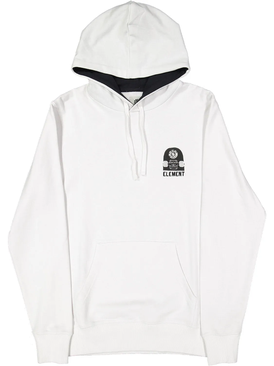 Element Men's Deck Hoodie White