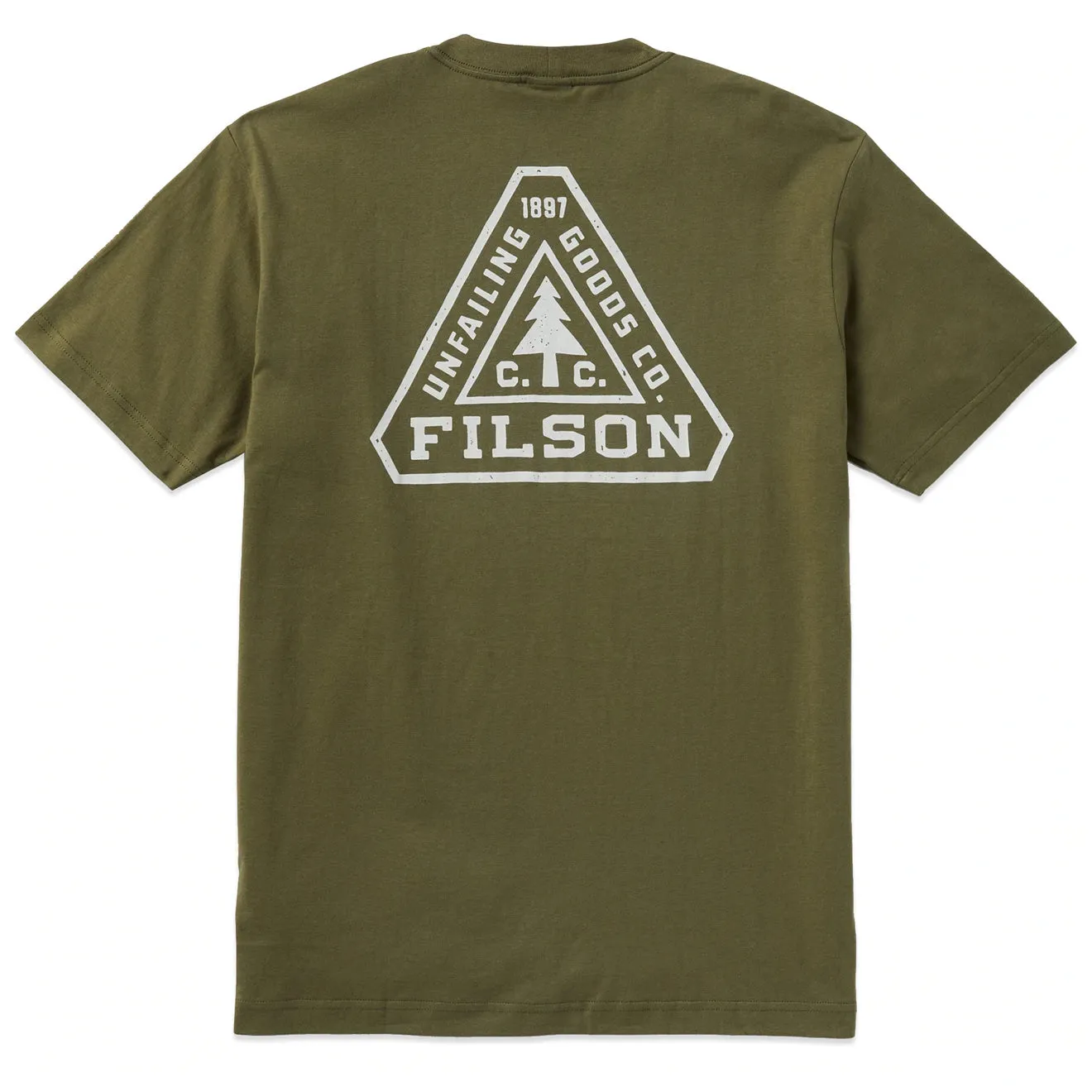 Filson S/S Ranger Graphic T-Shirt Fast Track Burnt Olive