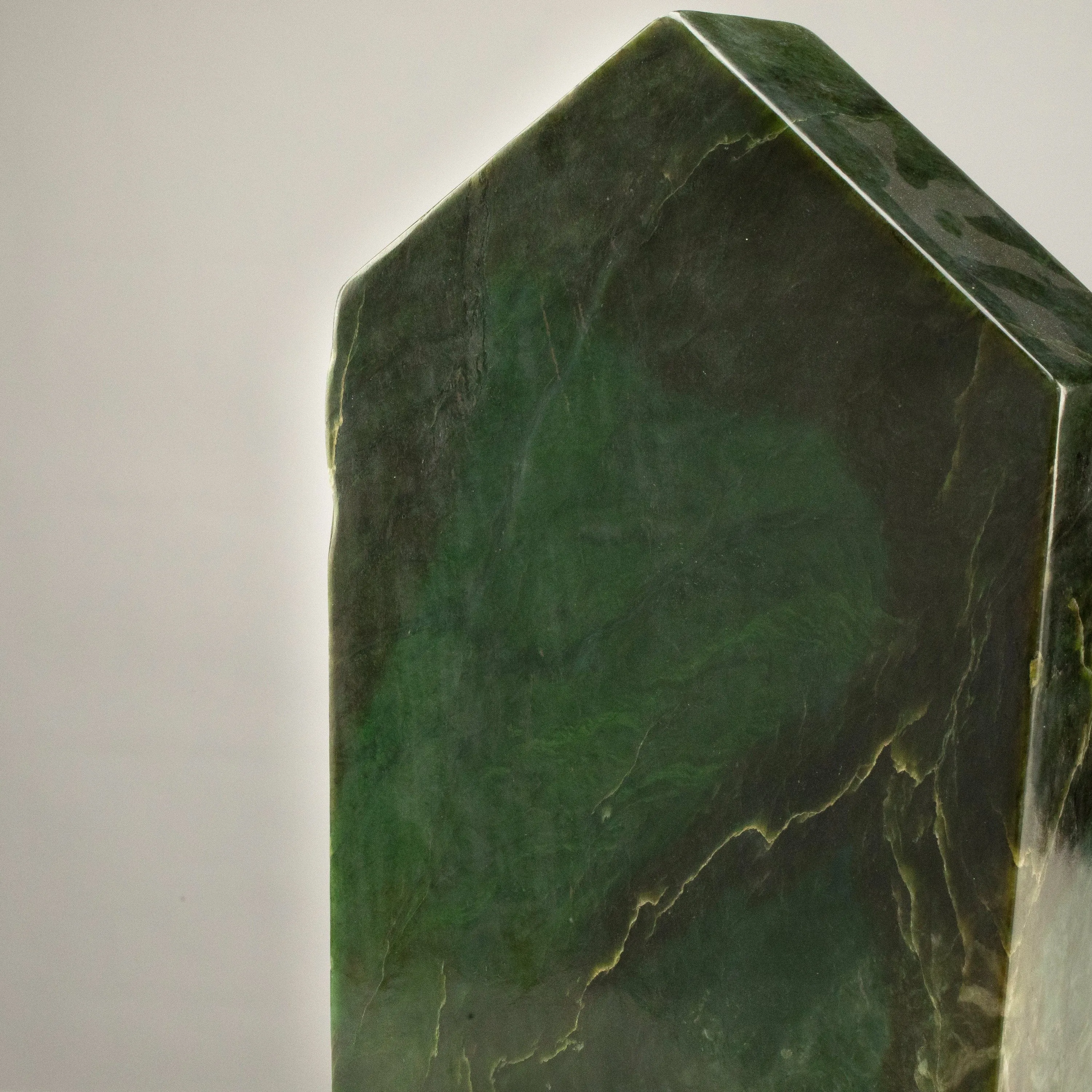 Freeform Nephrite Jade Tower from Afghanistan - 15.5 / 31 lbs