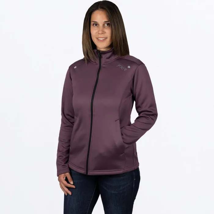 FXR Women's Elevation Tech Zip-Up Muted Grape/Black