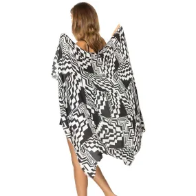 Geometric Printed Oblong Scarf