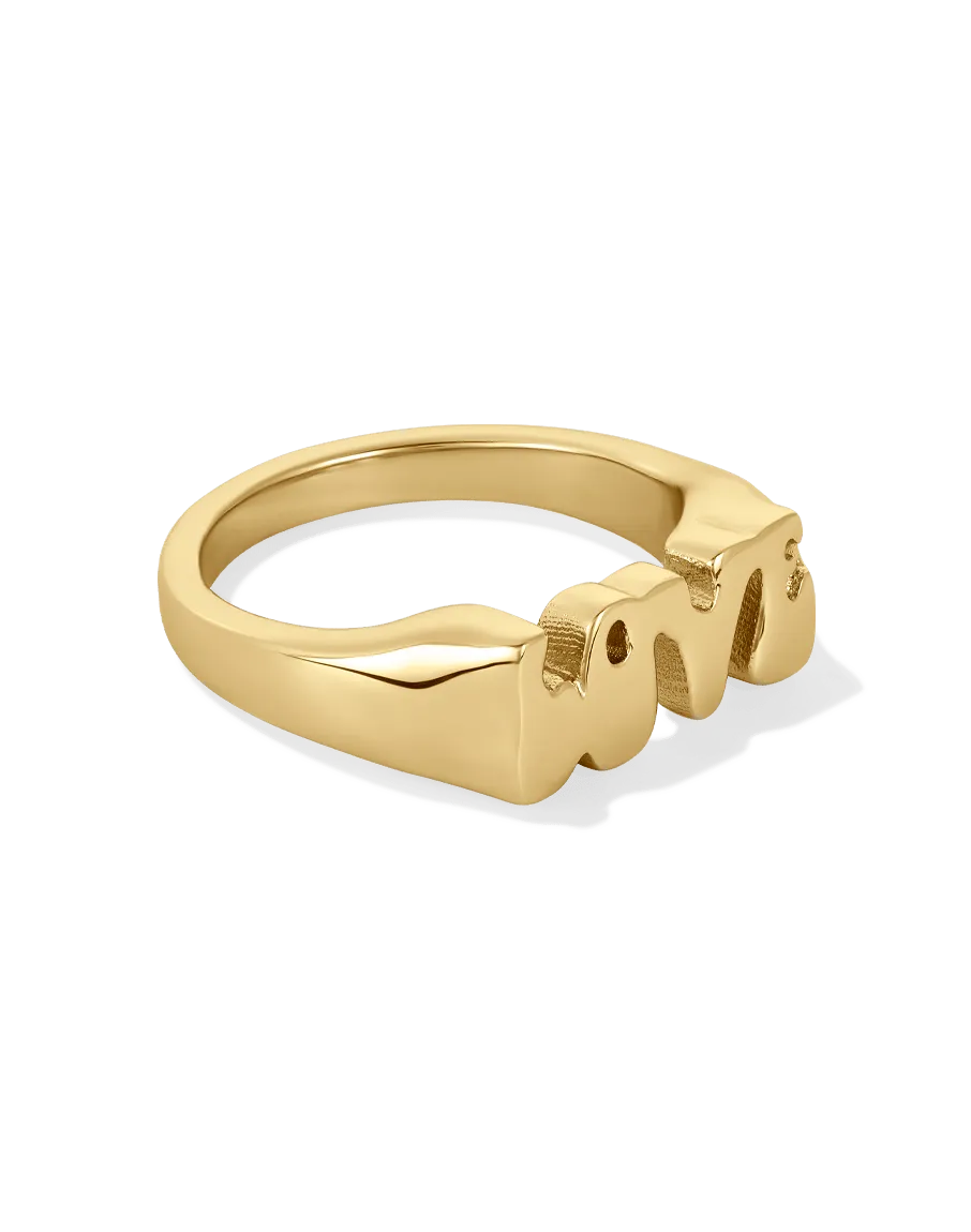 Groovy Love Ring