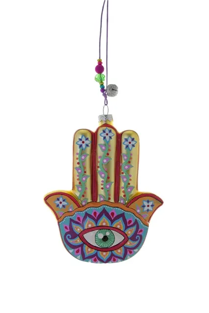  Hamsa Hand Colorful  Ornament