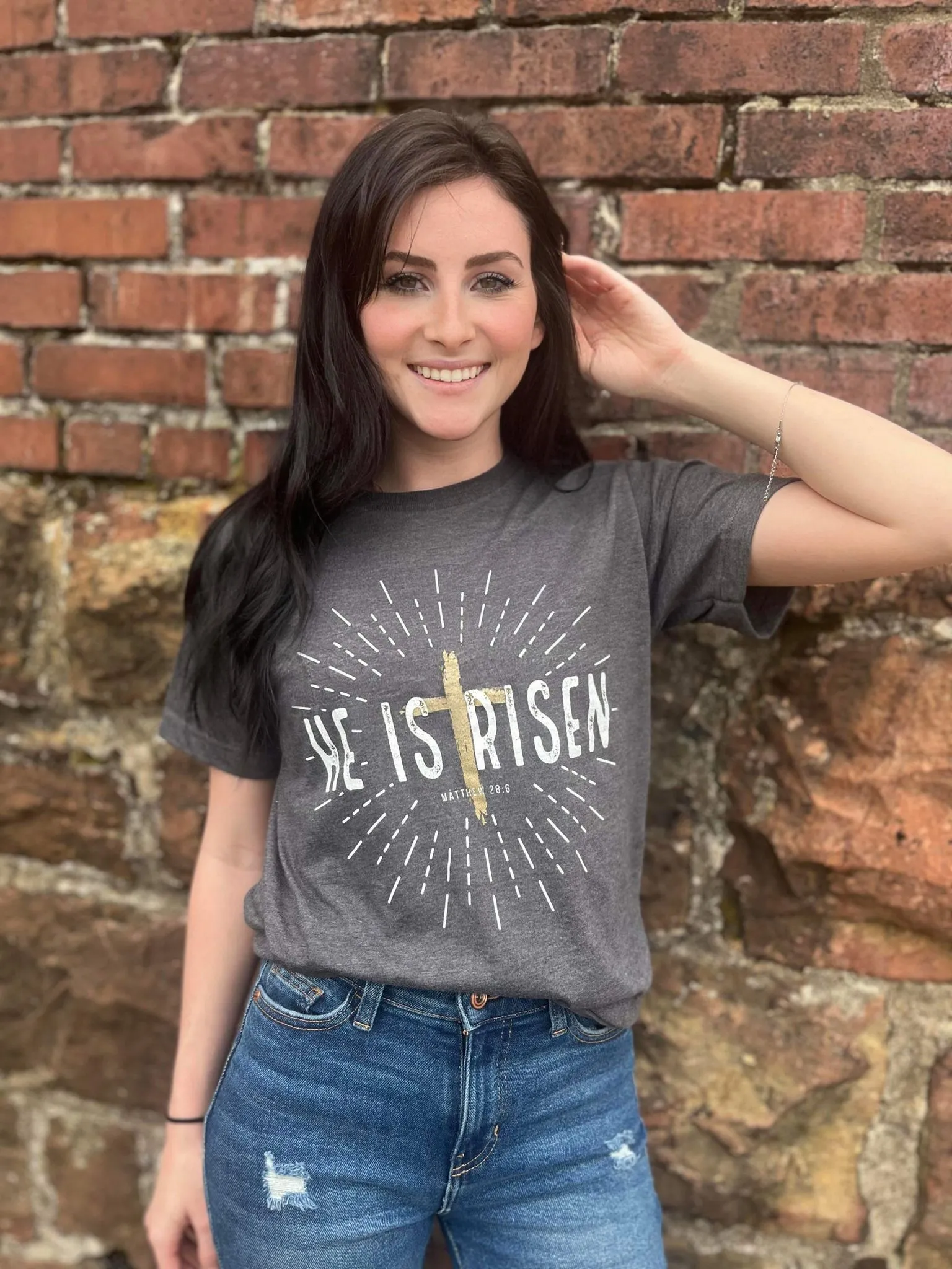 He Is Risen Tee