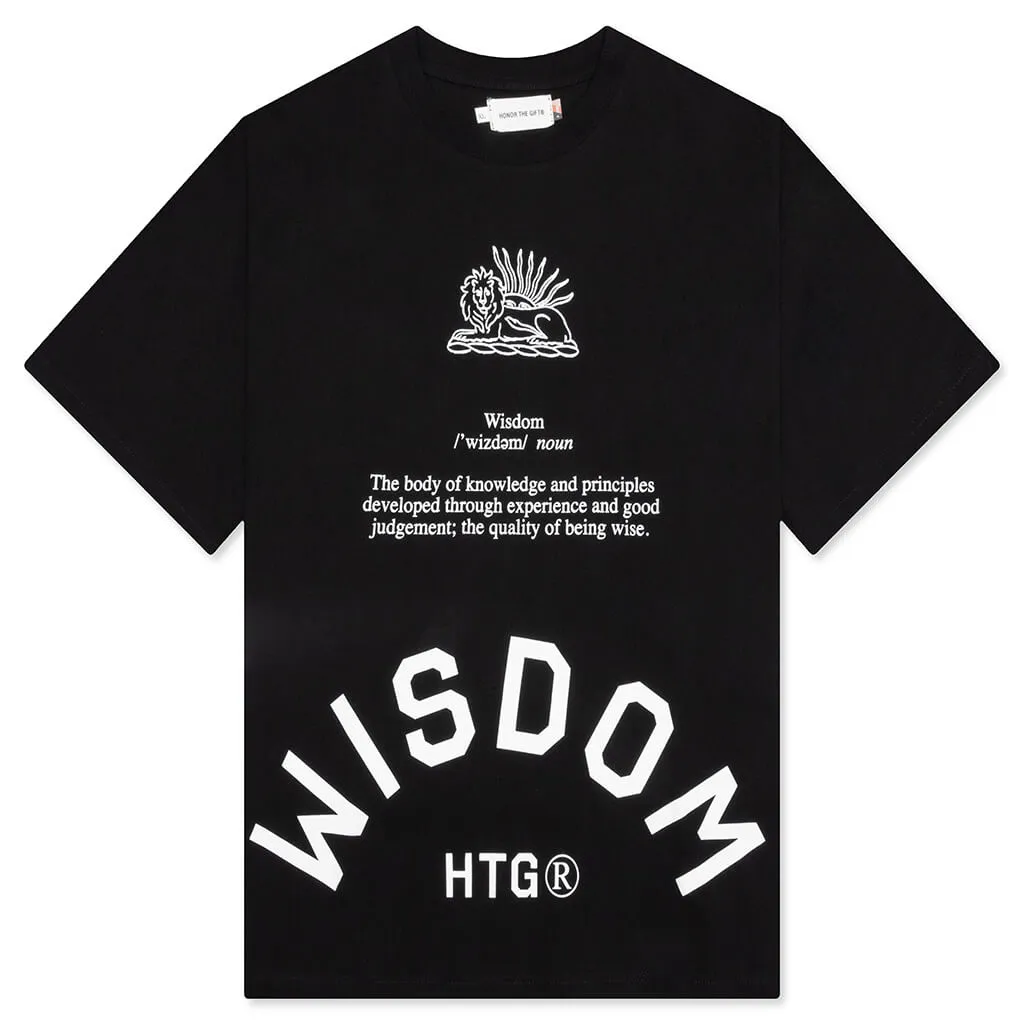 Honor The Gift HTG Wisdom S/S Tee - Black