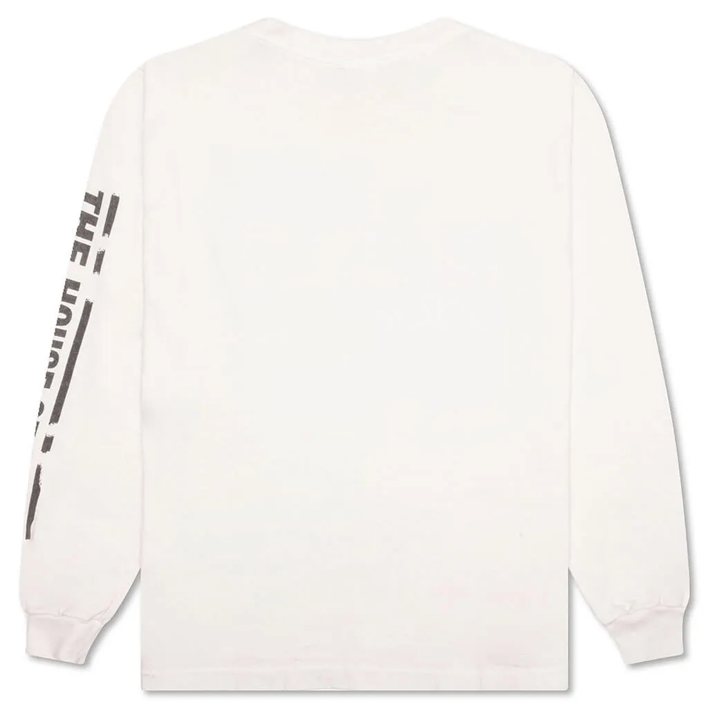 House Saint L/S Tee - White