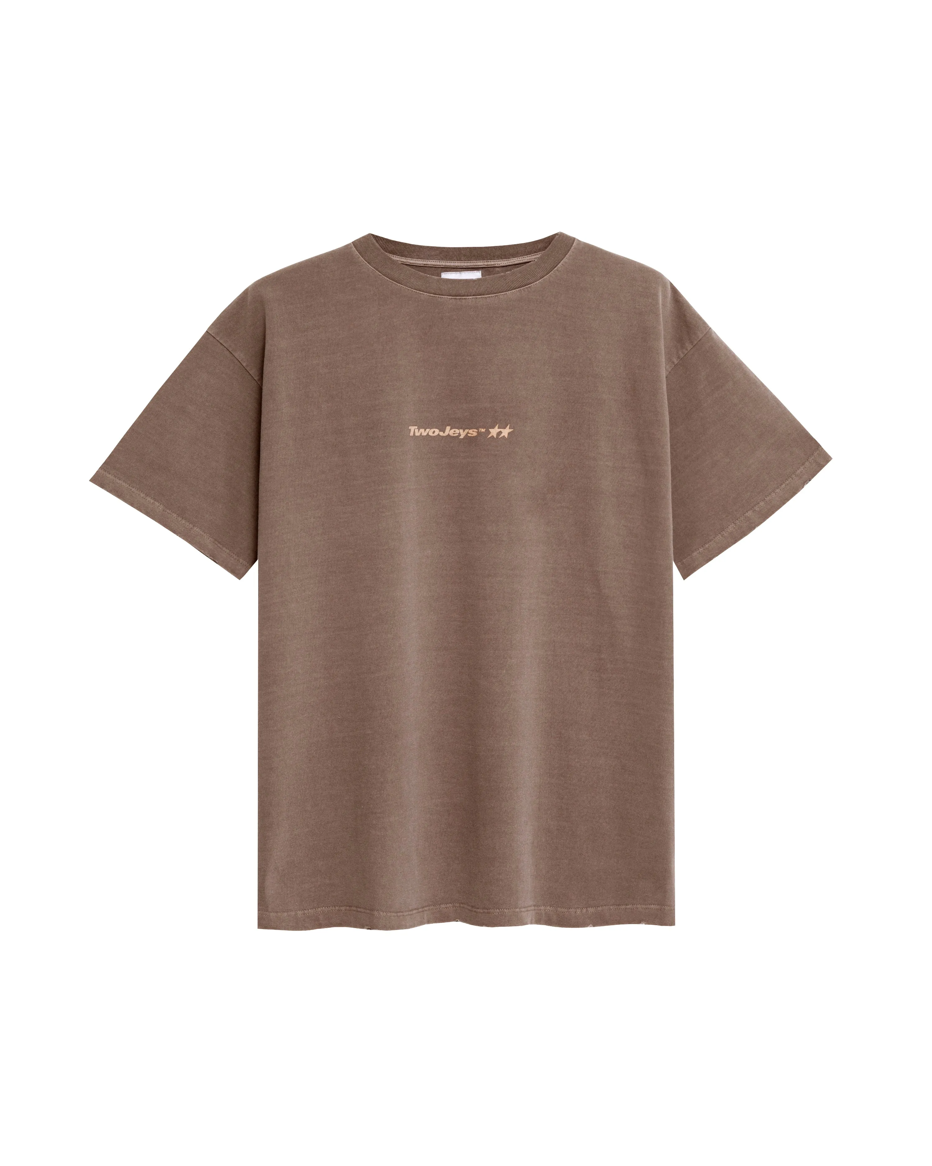 Icon Washed Soft Brown T-Shirt