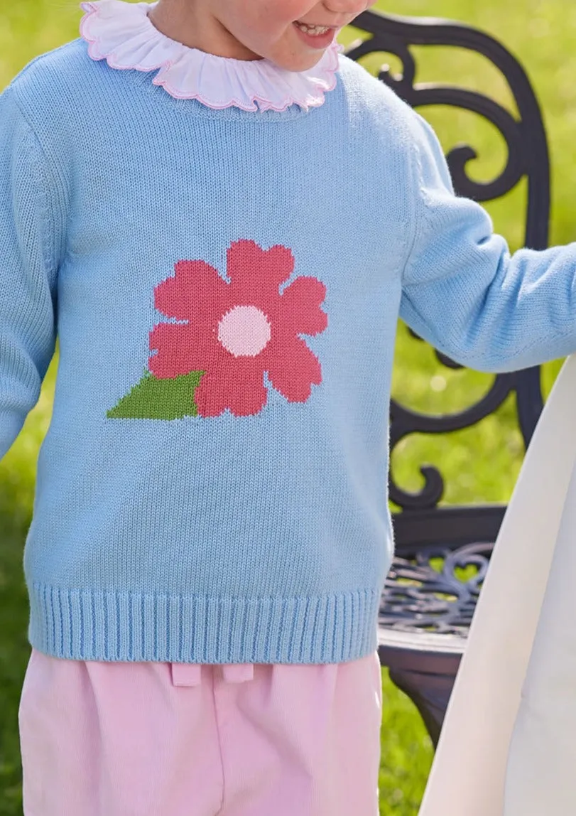 Intarsia Sweater - Fall Blooms