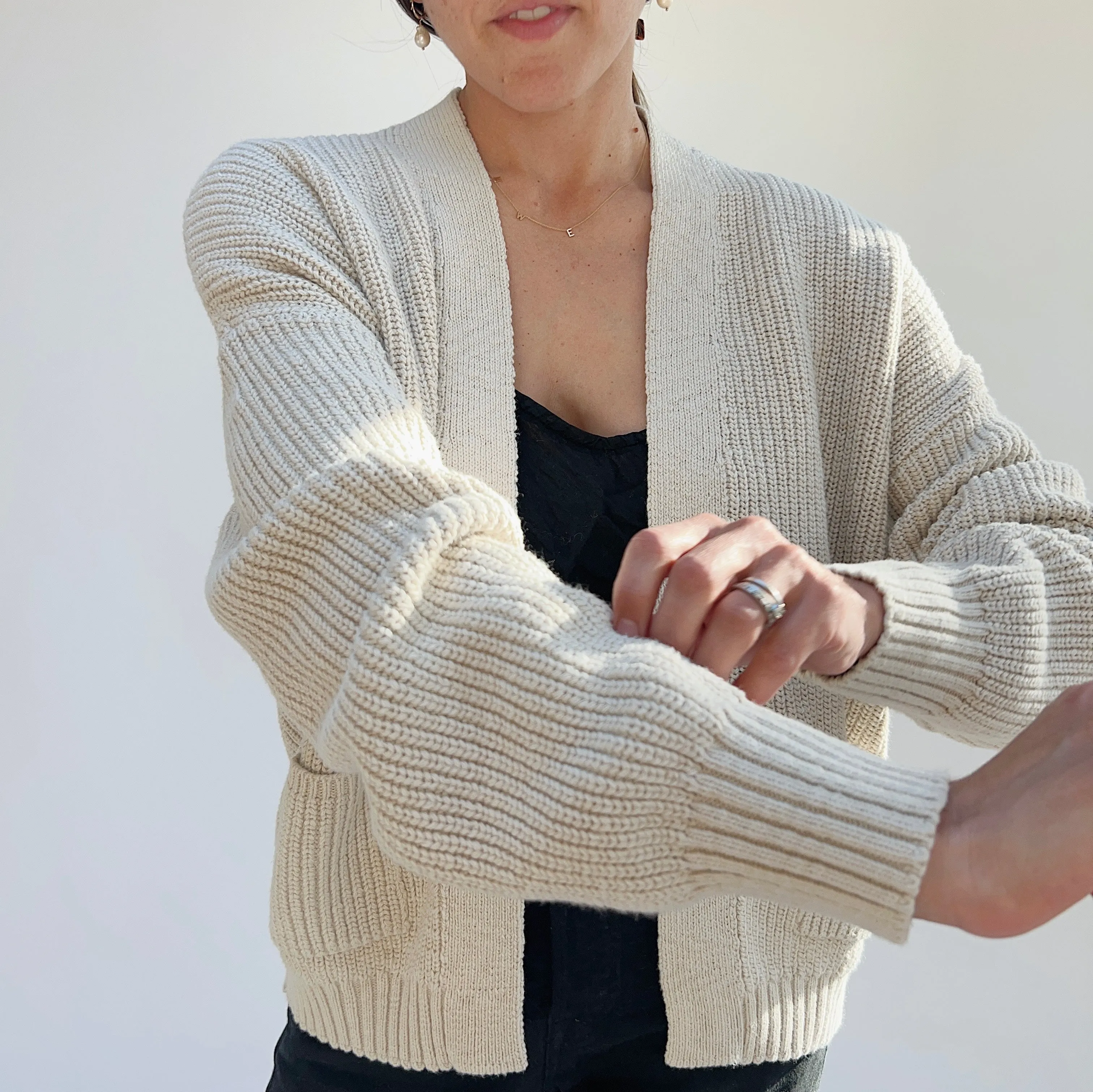 It Is Well | Easy Cardigan in Natural