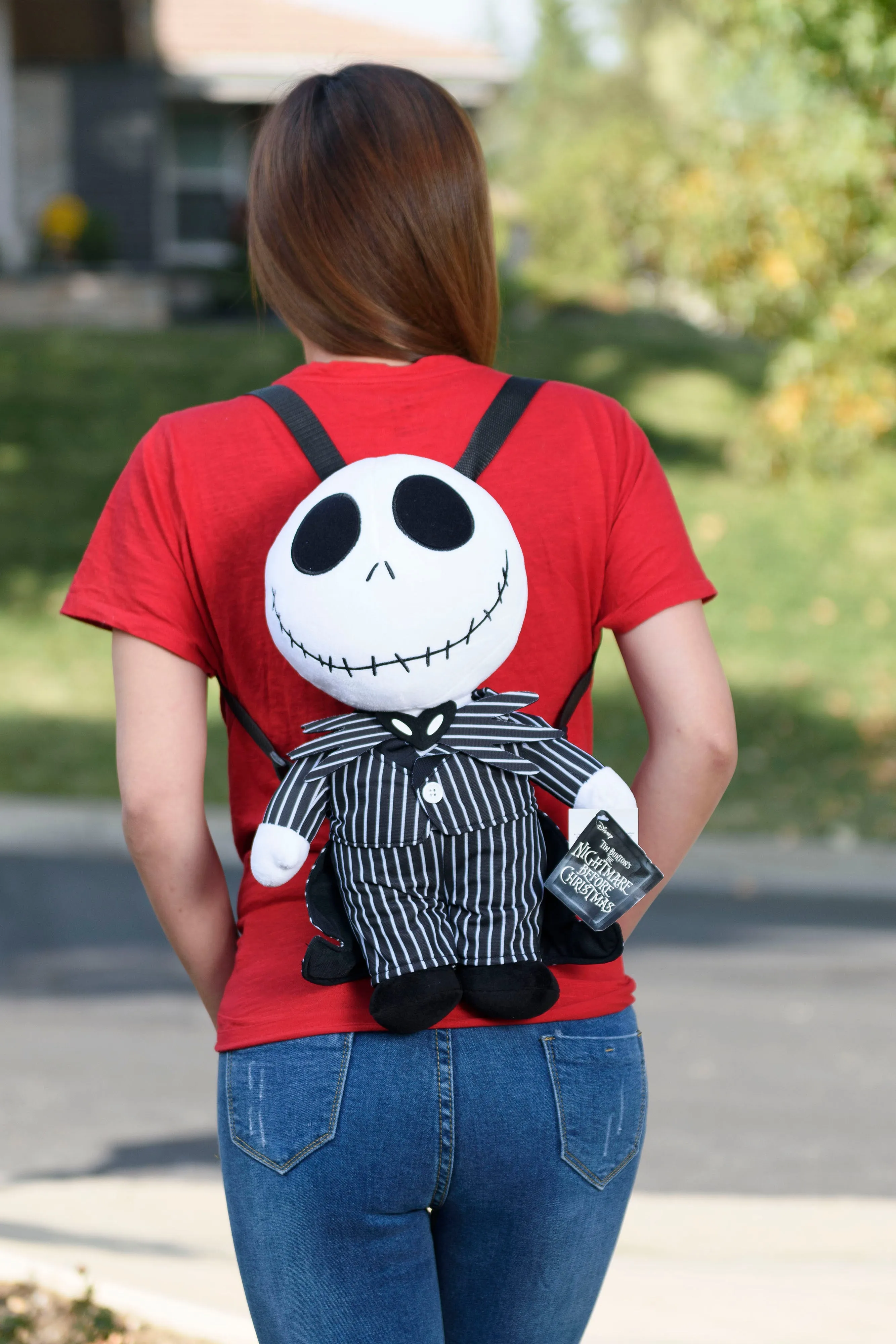 Jack Skellington plush backpack