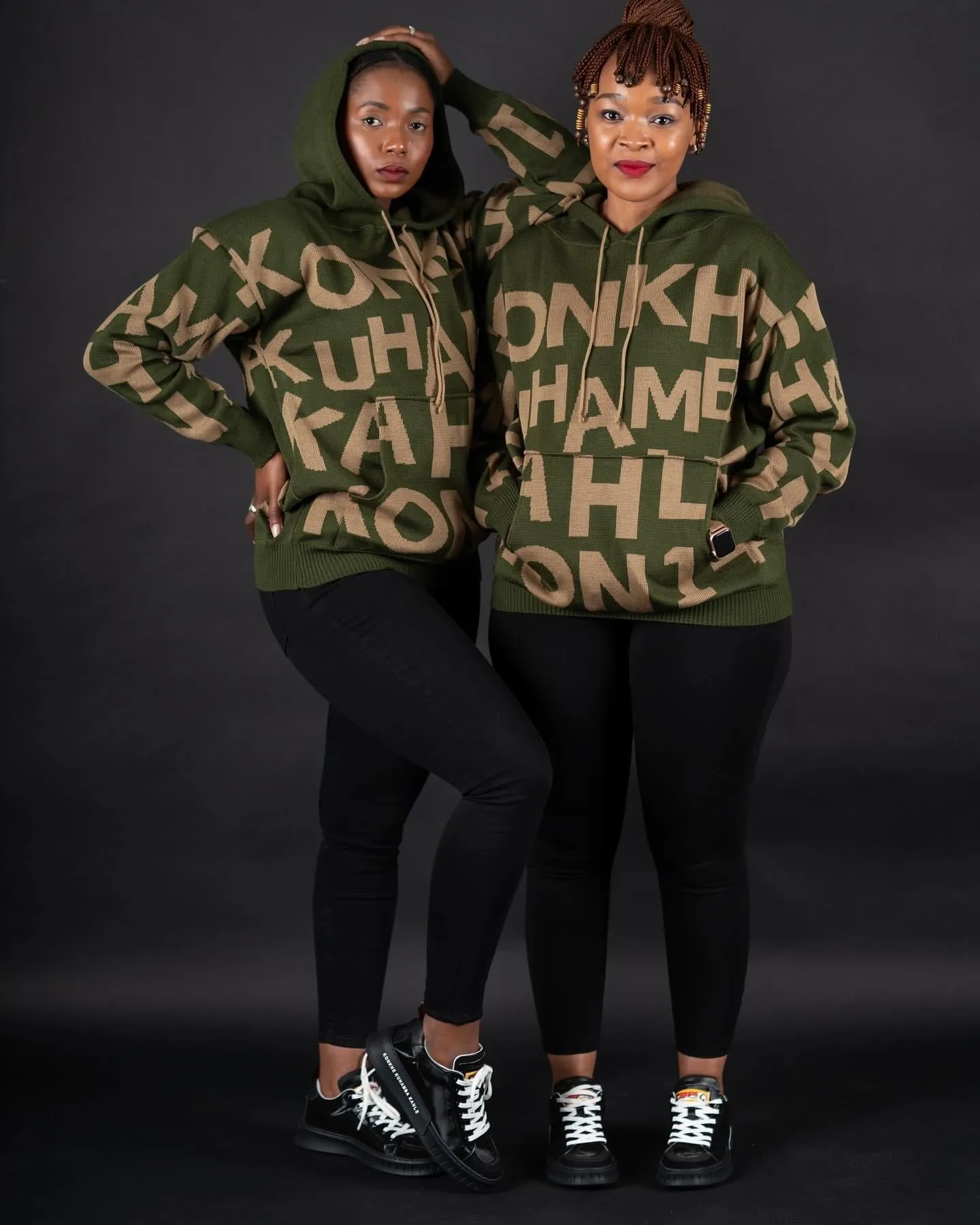 Konkhe kuhamba kahle Unisex Knitted Hoodies