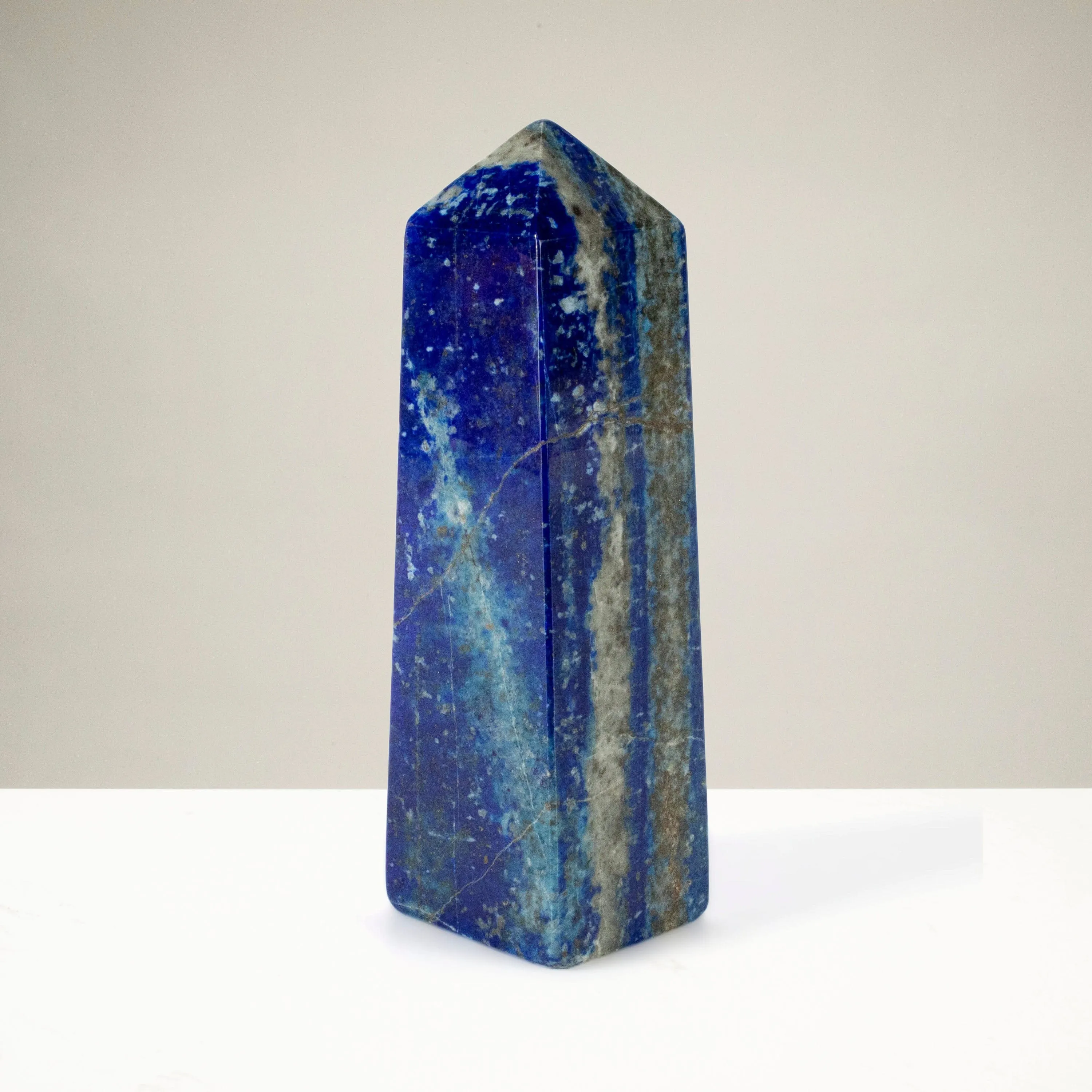 Lapis Lazuli Polished Obelisk from Afghanistan - 5 / 346 grams