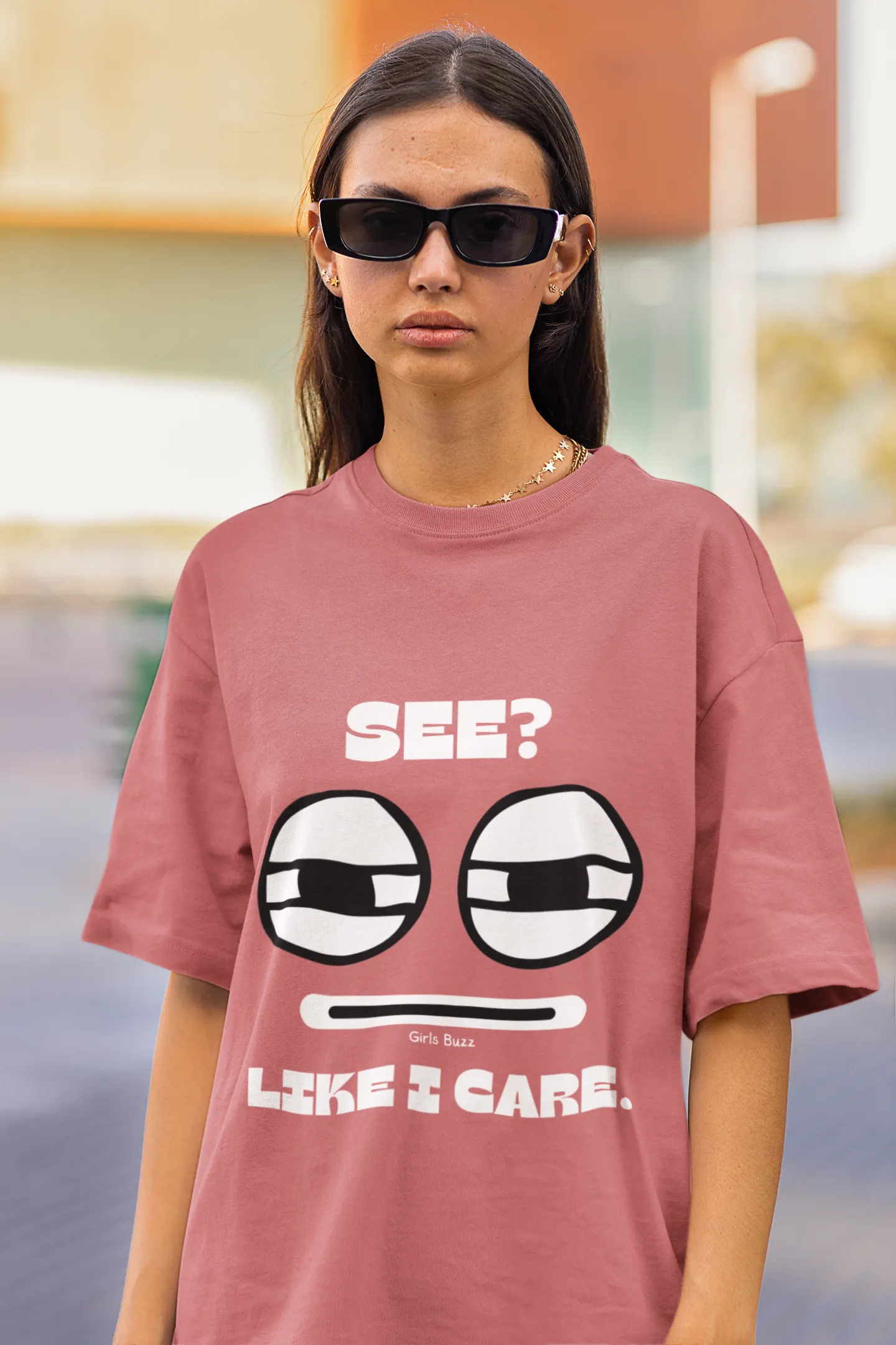 Like I Care Oversized T-shirt