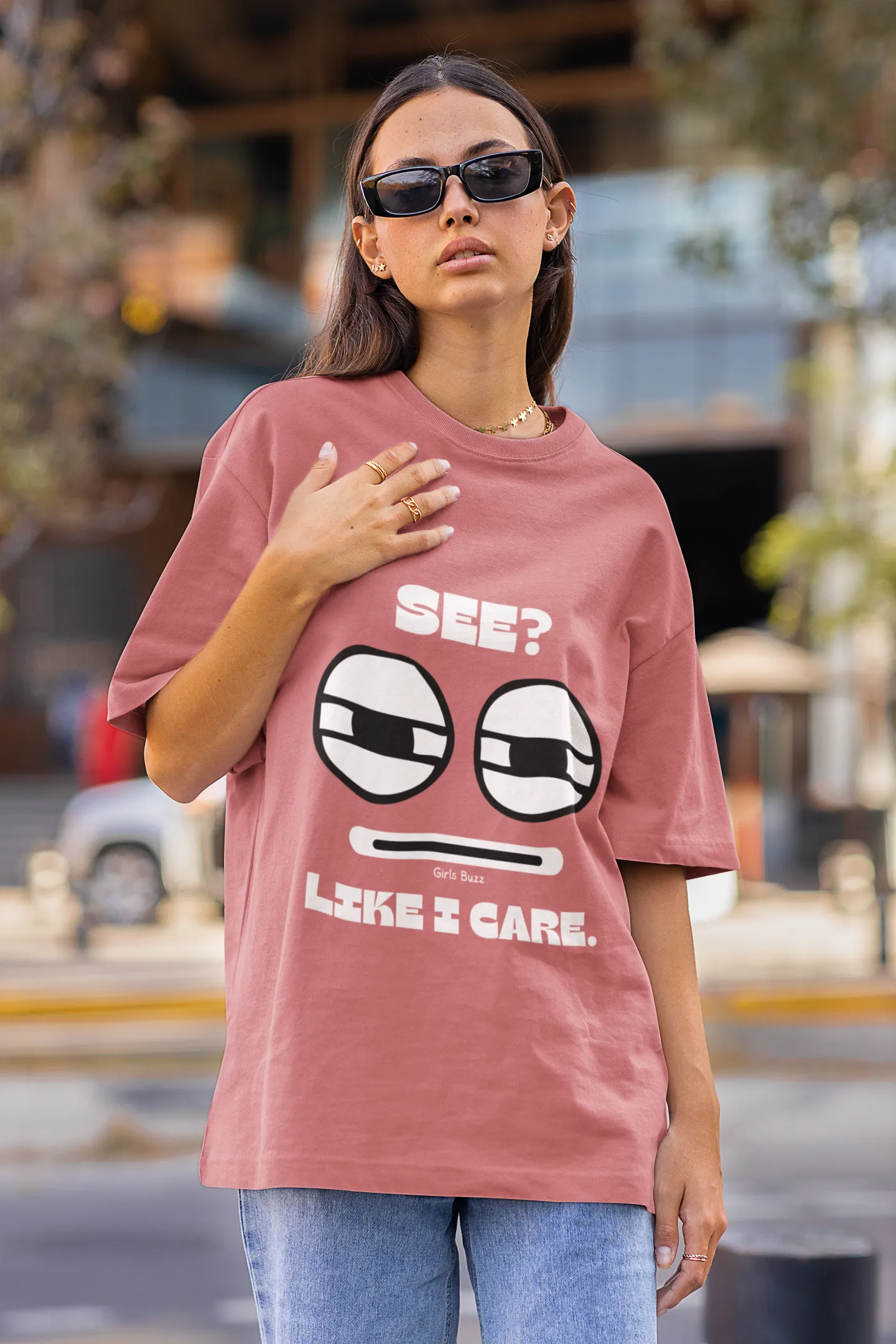 Like I Care Oversized T-shirt