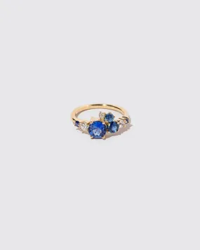 Luna Ring - Blue Sapphire