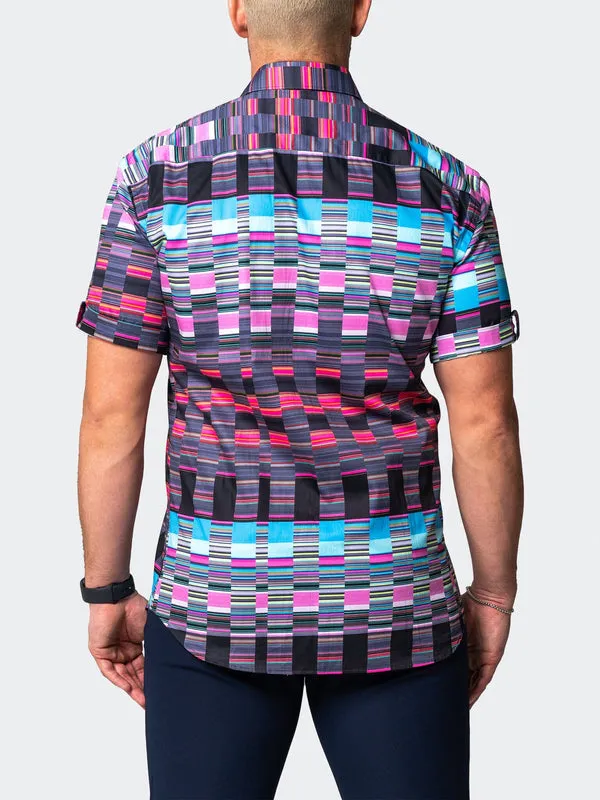 Maceoo Stretch Short-Sleeve Shirt | Galileo Visible Multi