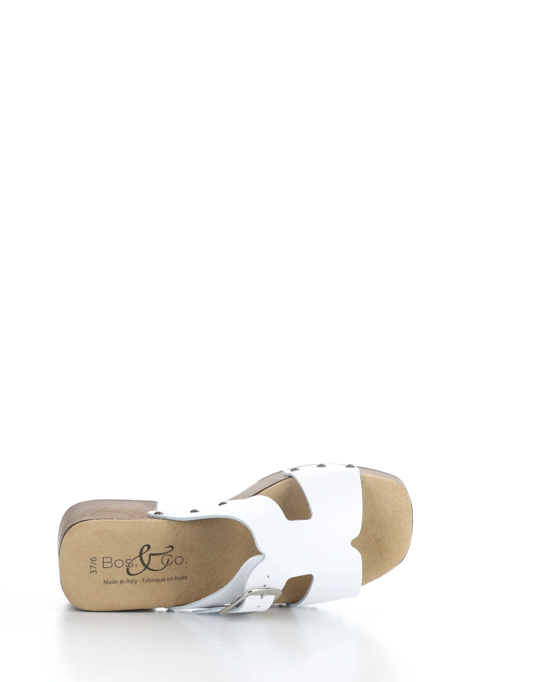 MARIS WHITE Slip-on Sandals