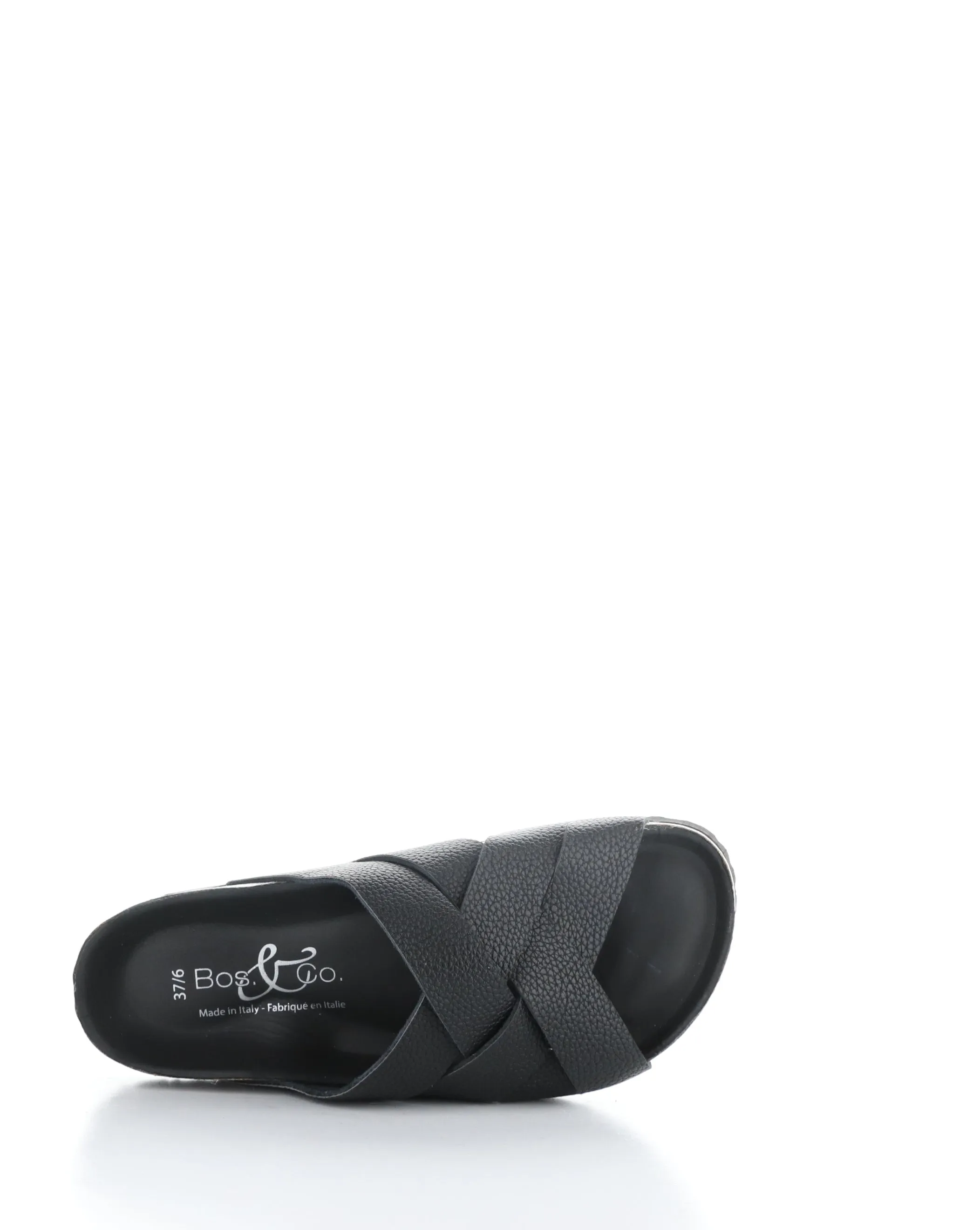 MATTIE BLACK Slip-on Sandals