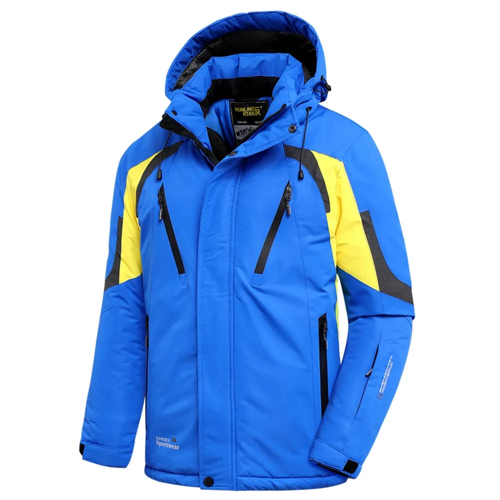 Men Hooded Winter Snow Parkas