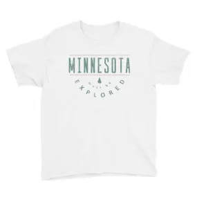 Minnesota Must Be Explored - Outdoors Youth T-Shirt