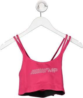 MP Pink Outline Graphic Sports Bra UK S