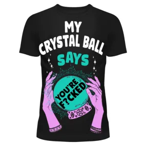 MY CRYSTAL BALL T - BLACK