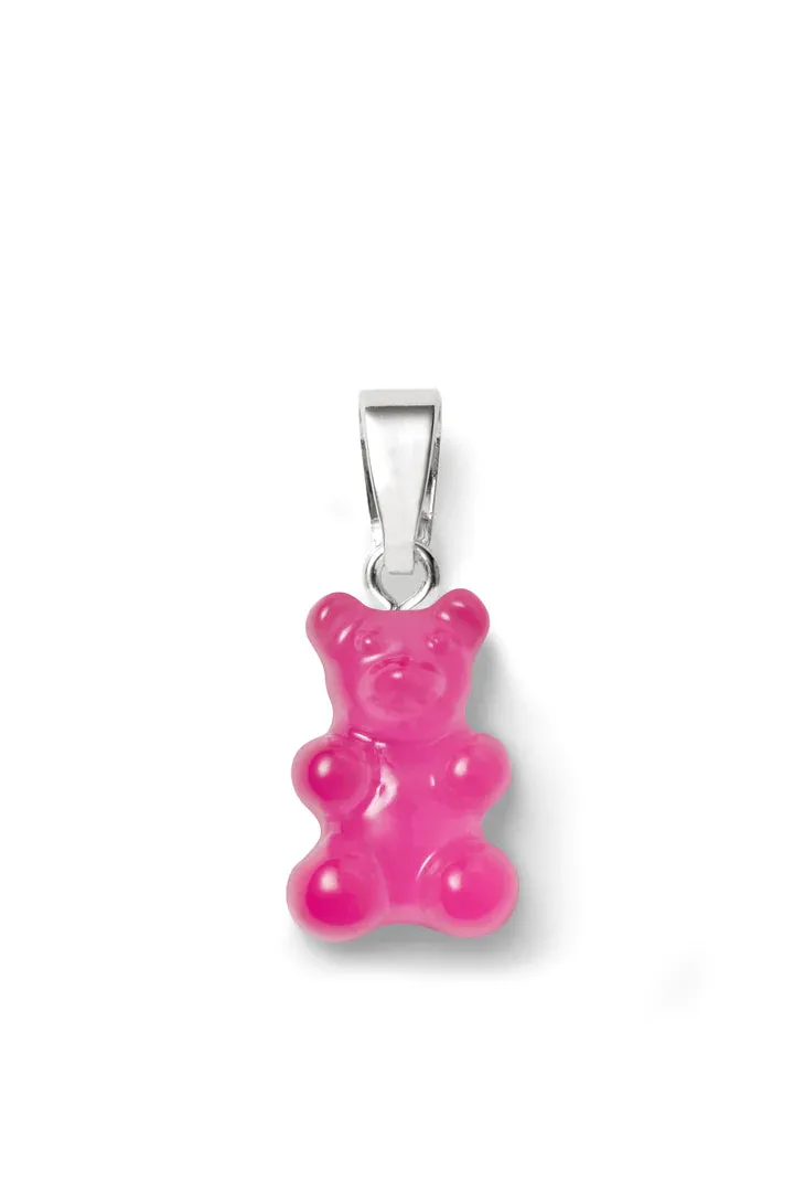 Nostalgia Bear Translucent Pendant Silver Connector