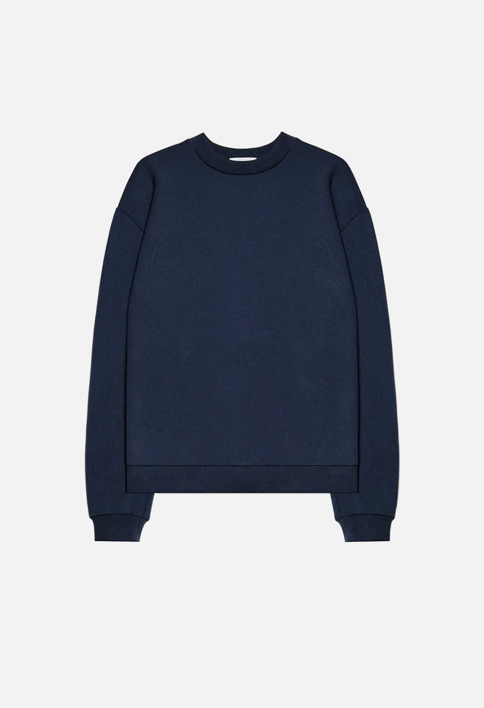 Oversized Crewneck Pullover / Navy