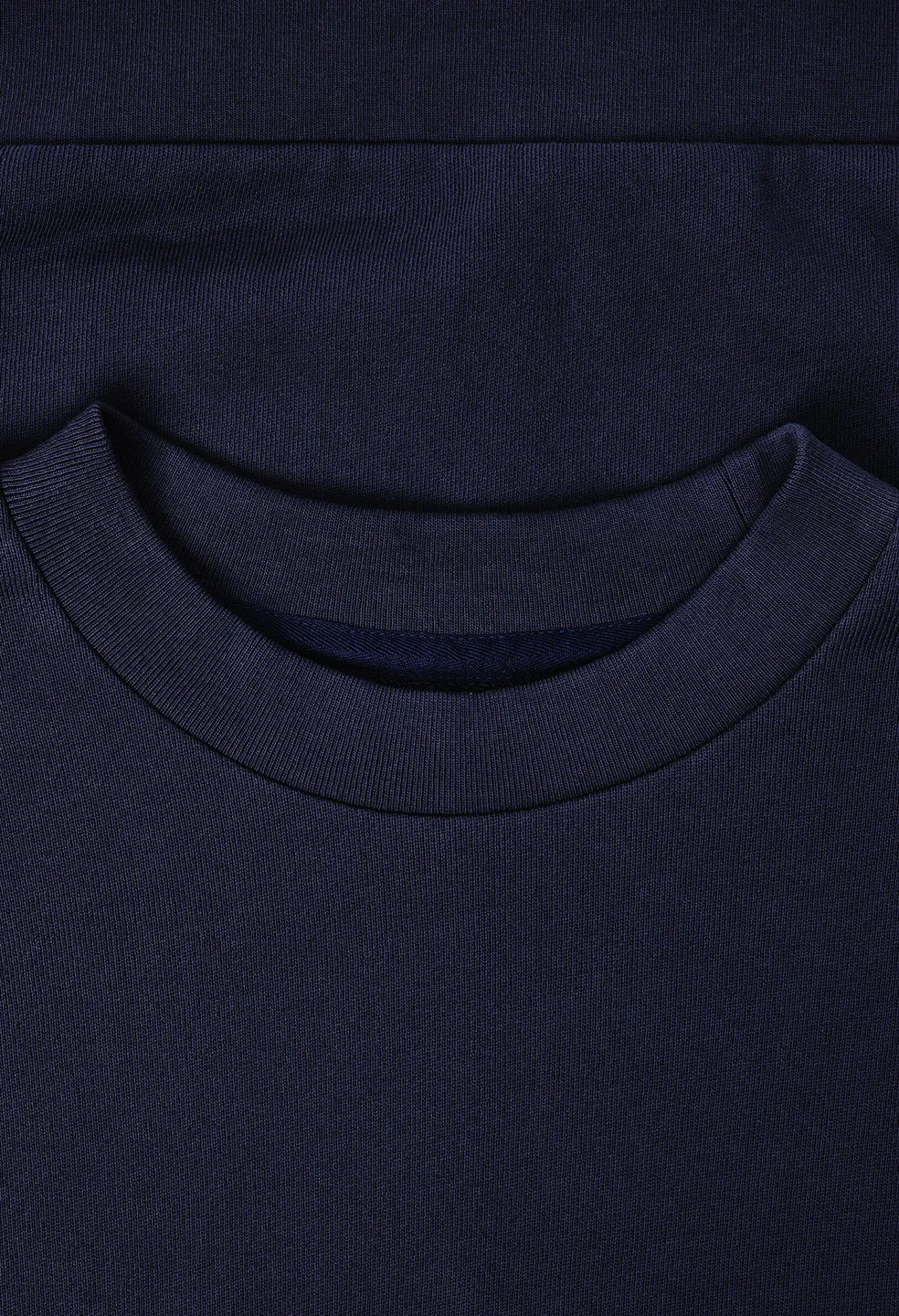 Oversized Crewneck Pullover / Navy