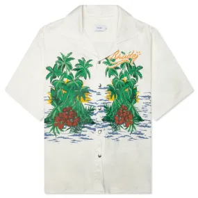 Palmas Snap Shirt - Off White