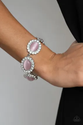 Paparazzi Bracelet ~ Demurely Diva - Pink Moonstone Bracelet