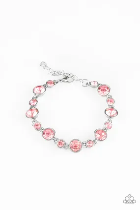 Paparazzi Bracelet ~ Starstruck Sparkle - Pink Stone Bracelet