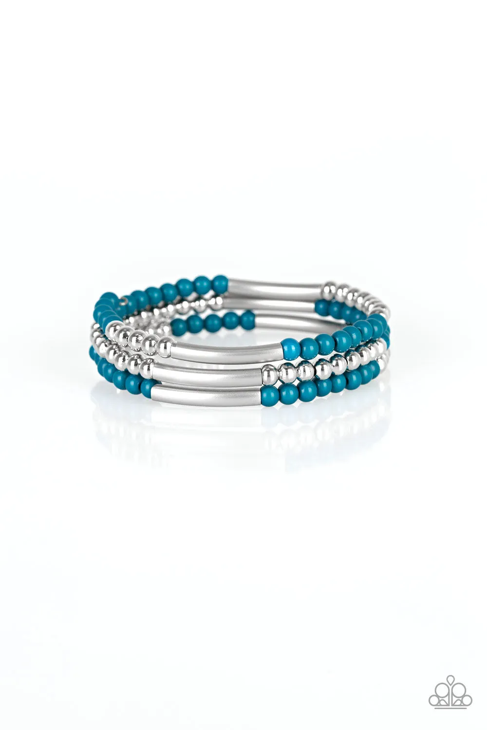 Paparazzi Tourist Trap Blue Bracelet