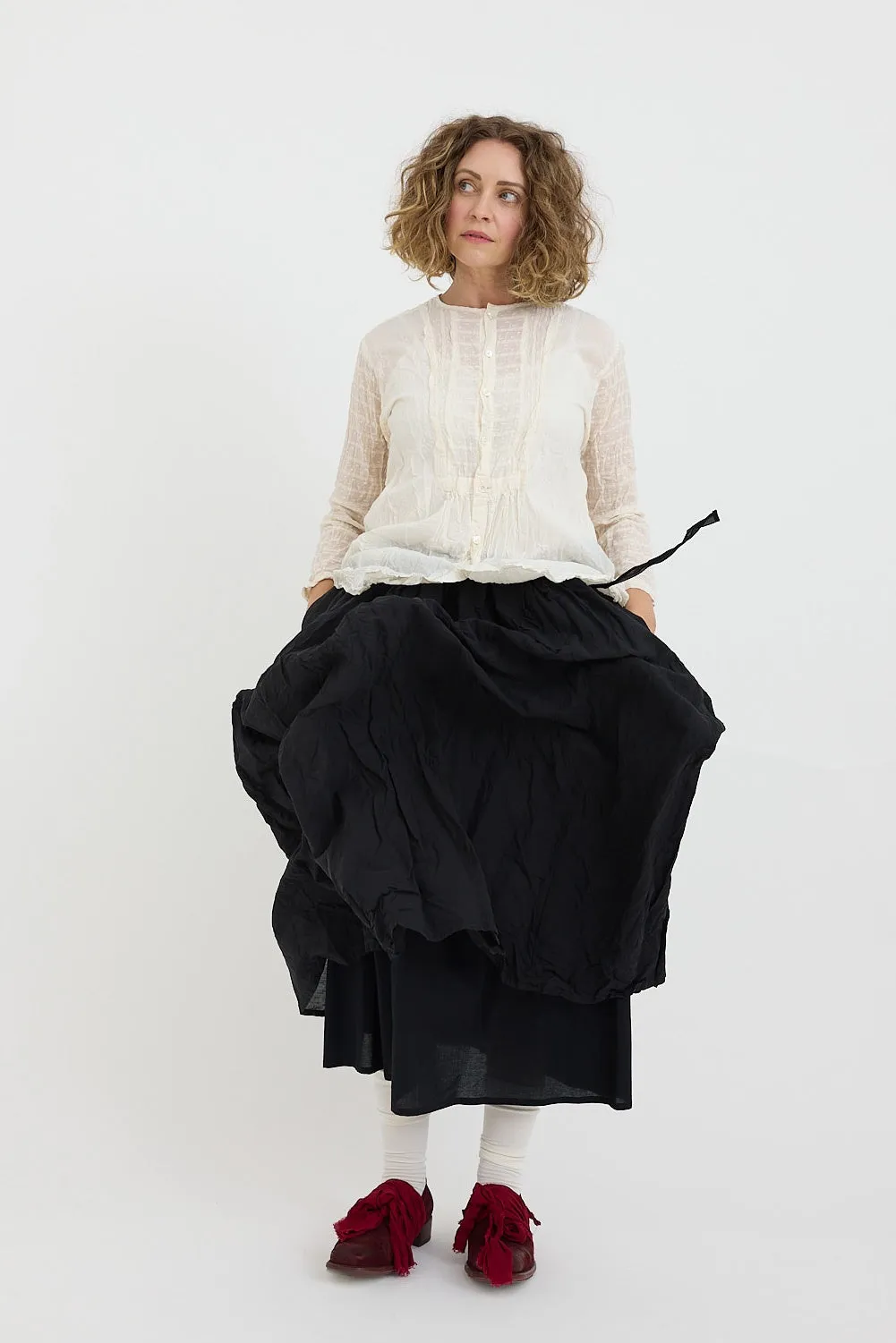 Pas de Calais - Tucked Long Skirt