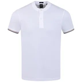 Pollini 01 Jersey Cotton Slim Fit Polo White - AW23