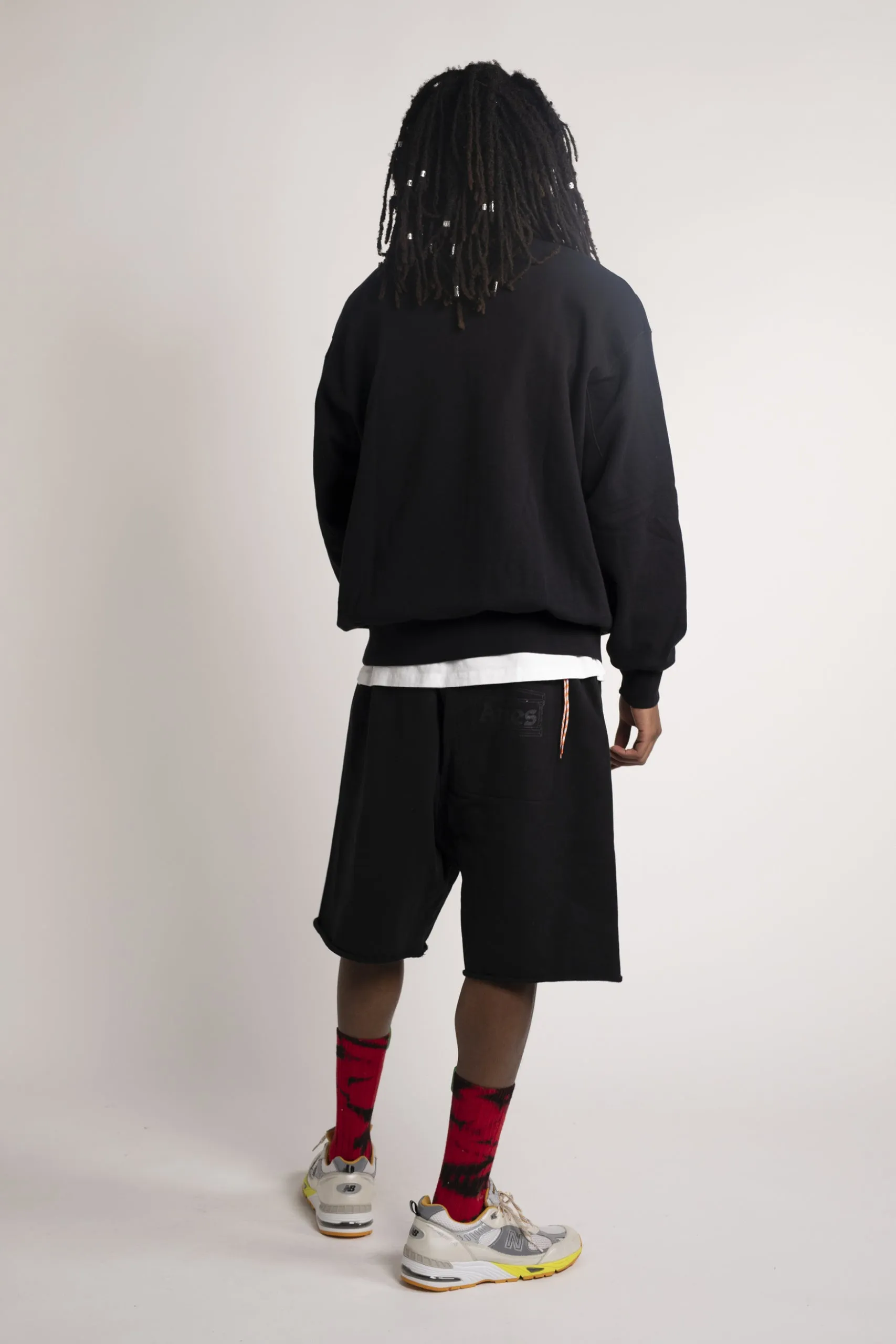 PREMIUM TEMPLE SWEATSHORT BLACK