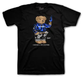 Retro 3 Racer Blue Cheers Bear Shirt