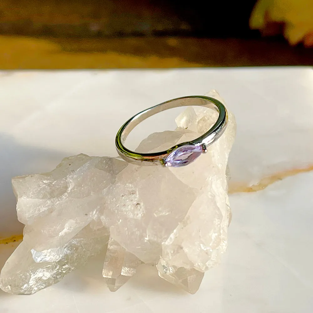 RING TANZANITE CRYSTAL