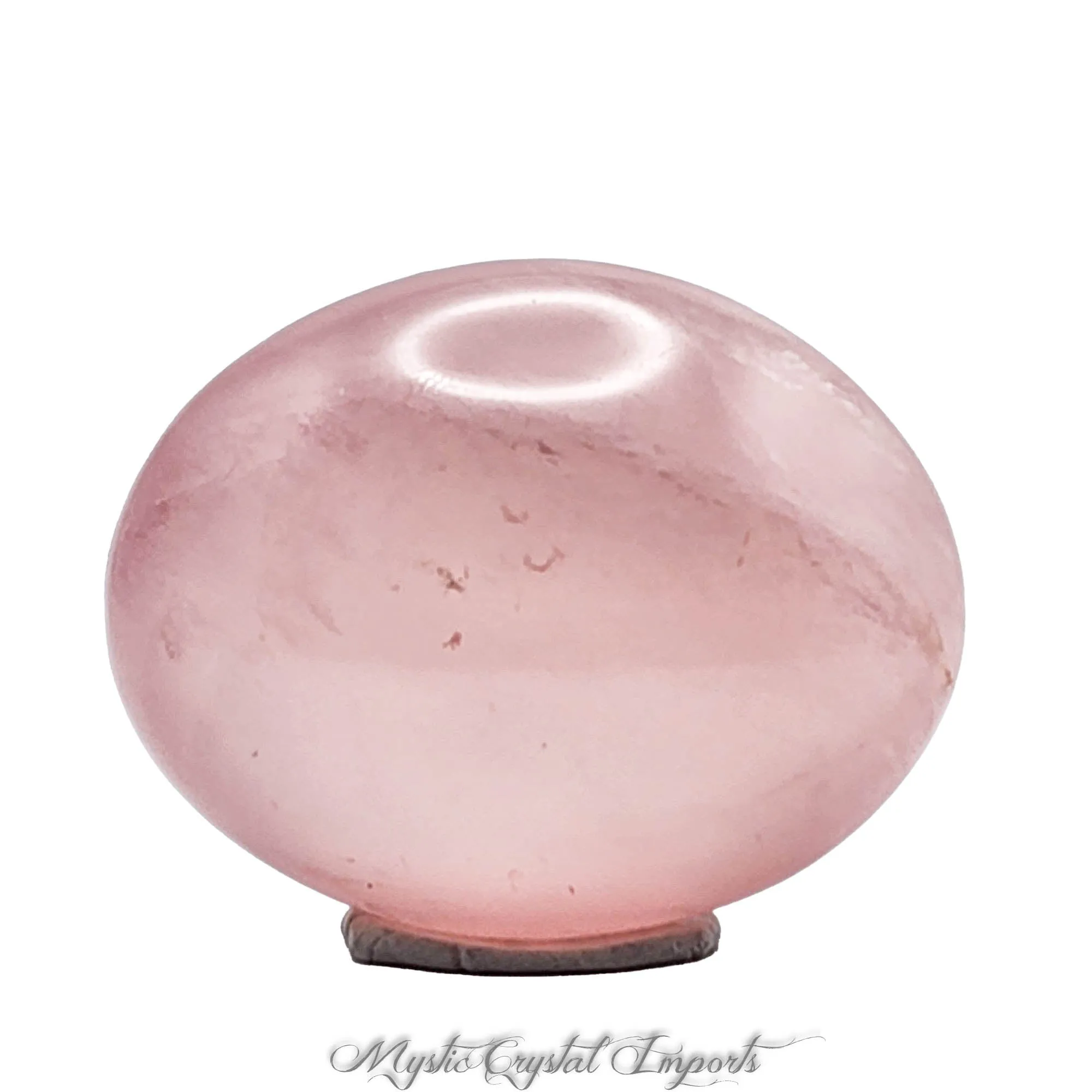 Rose Quartz Palm Stone -Fine Quality