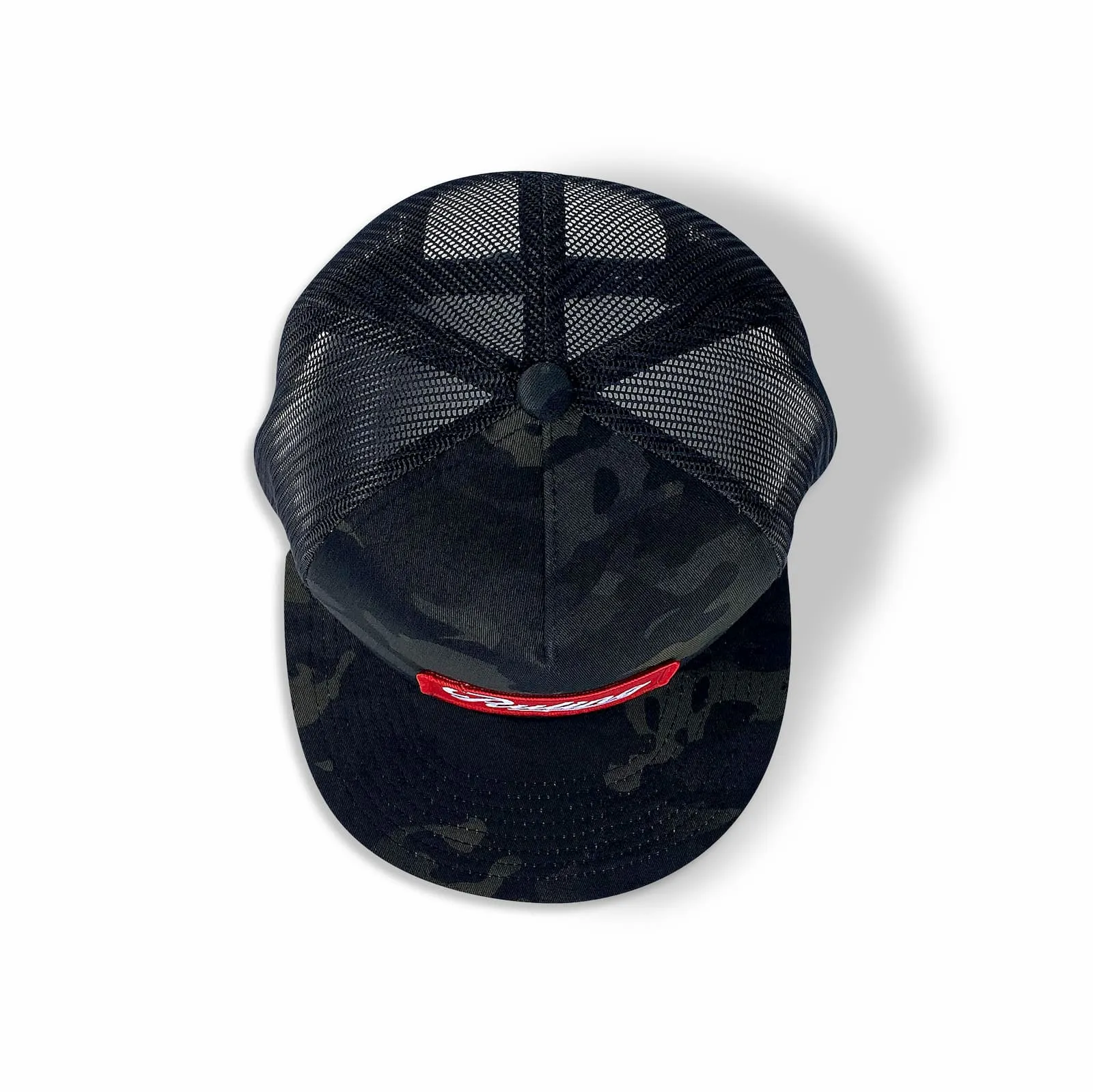 Ruling Lightning Trucker Hat (Black Camo)