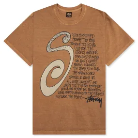 S Talk Pigment Dyed Tee - Almond