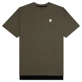 S28-PR-B S/S T-Shirt - Green/Black