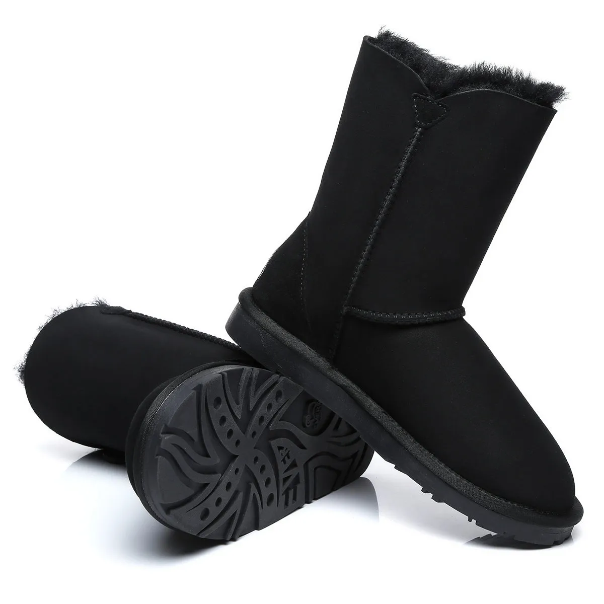 Short Twin Button Women UGG Boots