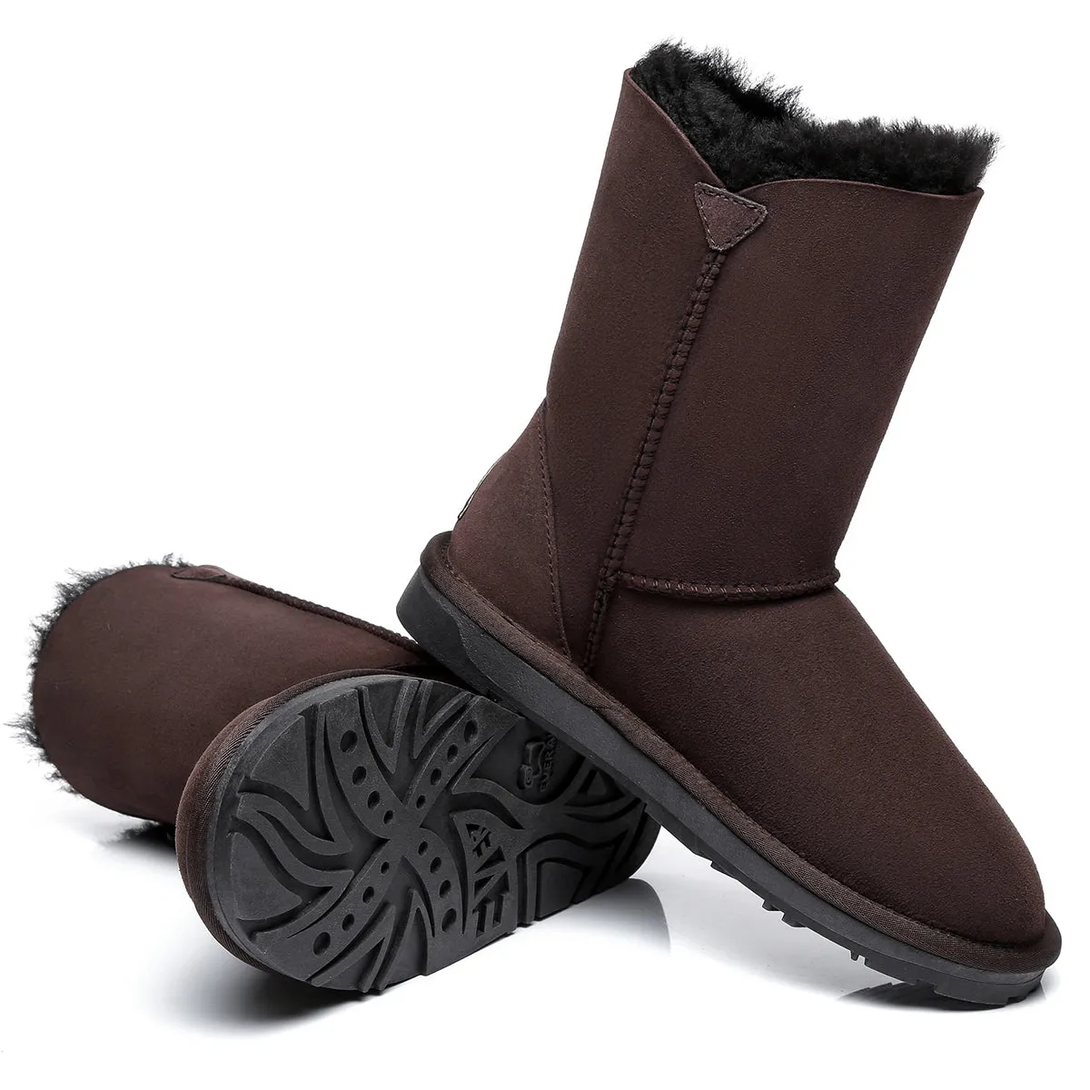 Short Twin Button Women UGG Boots